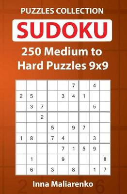 Book cover for Sudoku - 250 Medium to Hard Puzzles 9x9