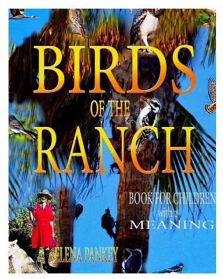 Book cover for Birds of the Ranch.Book for children with a meaning
