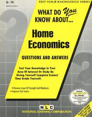 Book cover for HOME ECONOMICS