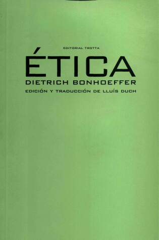 Cover of Etica - Dietrich Bonhoeffer