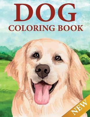 Book cover for Dog Coloring Book