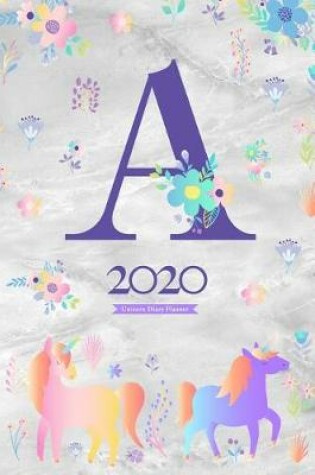 Cover of 2020 Unicorn Diary Planner