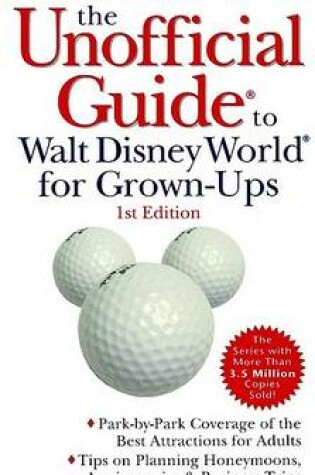 Cover of Walt Disney World for Grown-ups