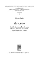 Book cover for Assertio