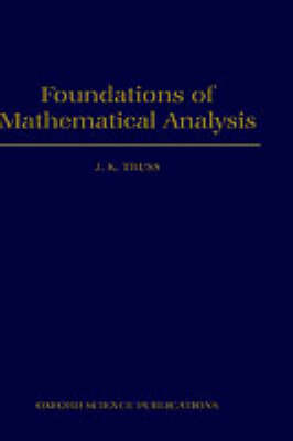 Book cover for Foundations of Mathematical Analysis