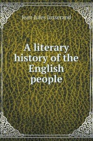 Cover of A literary history of the English people