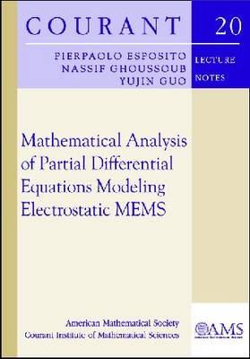 Book cover for Mathematical Analysis of Partial Differential Equations Modelling Electrostatic MEMS