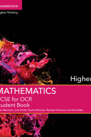 Cover of GCSE Mathematics for OCR Higher Student Book