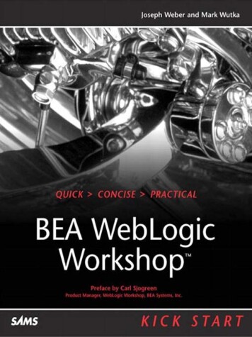 Book cover for Bea Weblogic Workshop