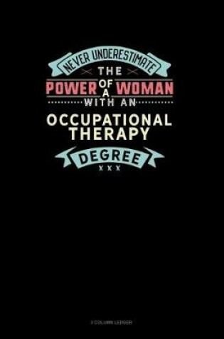 Cover of Never Underestimate The Power Of A Woman With An Occupational Therapy Degree