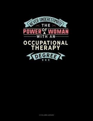 Book cover for Never Underestimate The Power Of A Woman With An Occupational Therapy Degree