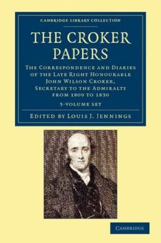 Cover of The Croker Papers 3 Volume Set