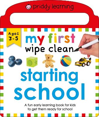 Book cover for My First Wipe Clean: Starting School
