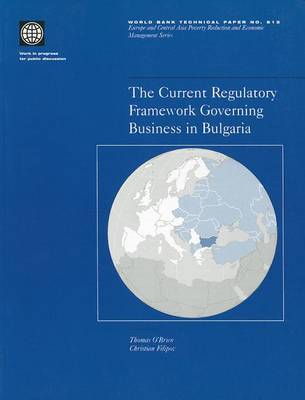 Book cover for The Current Regulatory Framework Governing Business in Bulgaria