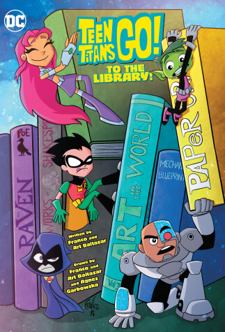Book cover for Teen Titans Go! to the Library!