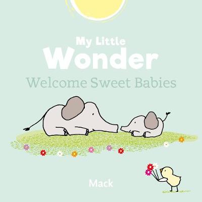 Book cover for My Little Wonder. Welcome Sweet Baby