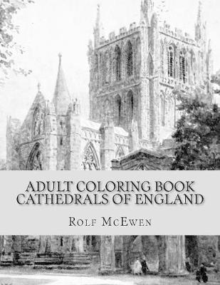 Book cover for Adult Coloring Book: Cathedrals of England