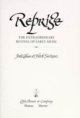 Book cover for Reprise