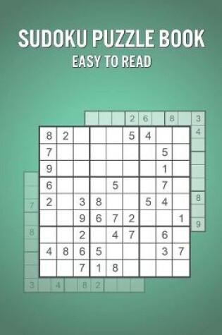 Cover of Sudoku Puzzle Book Easy To Read