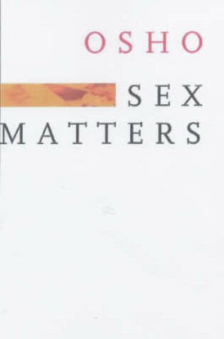 Cover of Sex Matters