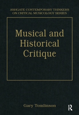 Cover of Music and Historical Critique