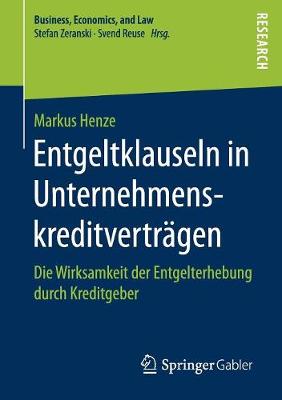 Cover of Entgeltklauseln in Unternehmenskreditverträgen