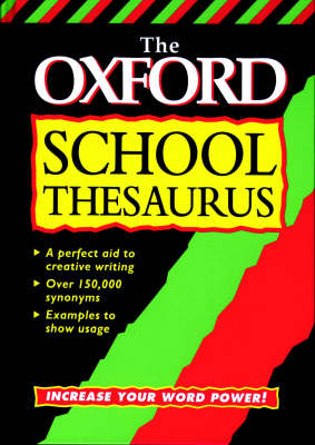 Book cover for The Oxford School Thesaurus