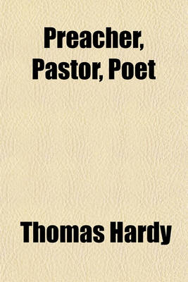 Book cover for Preacher, Pastor, Poet