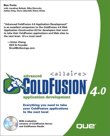 Book cover for Advanced Cold Fusion 4