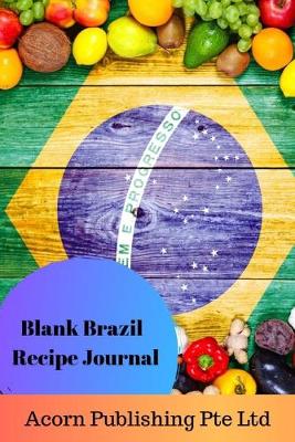 Book cover for Blank Brazil Recipe Journal