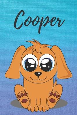 Book cover for Cooper dog coloring book / notebook / journal / diary