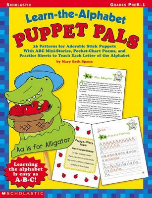 Book cover for Learn-The-Alphabet Puppet Pals