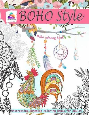 Book cover for BOHO STYLE Boho coloring book
