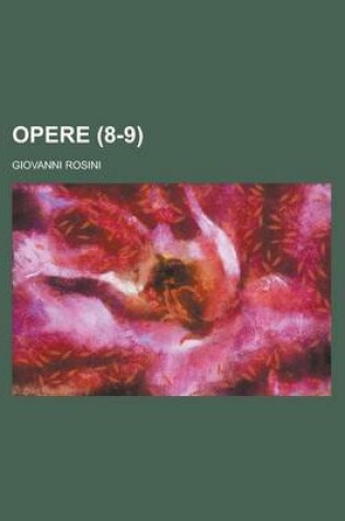 Cover of Opere (8-9)