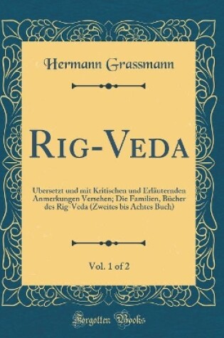 Cover of Rig-Veda, Vol. 1 of 2