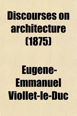 Book cover for Discourses on Architecture