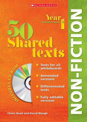 Book cover for 50 Shared Texts Non Fiction for Year 01