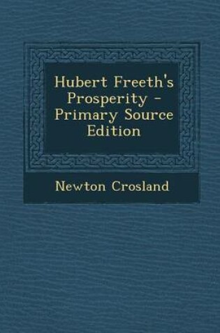 Cover of Hubert Freeth's Prosperity