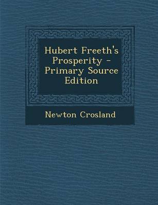 Book cover for Hubert Freeth's Prosperity