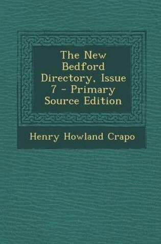Cover of New Bedford Directory, Issue 7