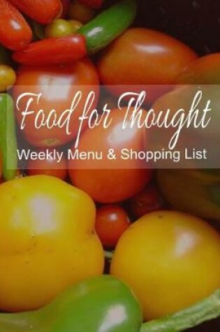 Cover of Food for Thought Weekly Menu & Shopping List