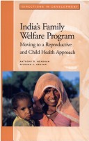 Book cover for India's Family Welfare Program