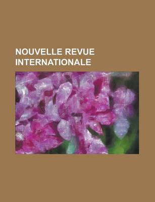 Book cover for Nouvelle Revue Internationale