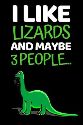 Book cover for I Like Lizards And Maybe 3 People...