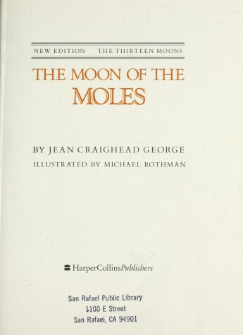 Book cover for The Moon of the Moles