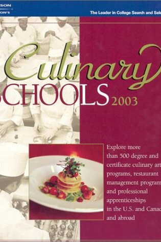 Cover of Culinary Schools 2003