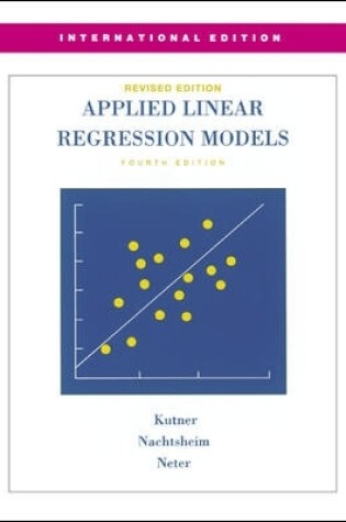 Cover of MP Applied Linear Regression Models-Revised Edition with Student CD (Int'l Ed)