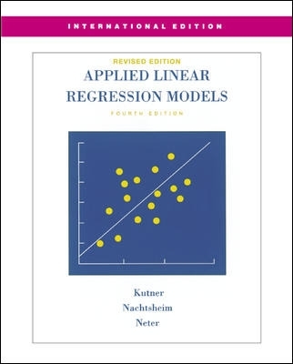 Book cover for MP Applied Linear Regression Models-Revised Edition with Student CD (Int'l Ed)