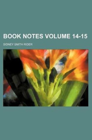 Cover of Book Notes Volume 14-15