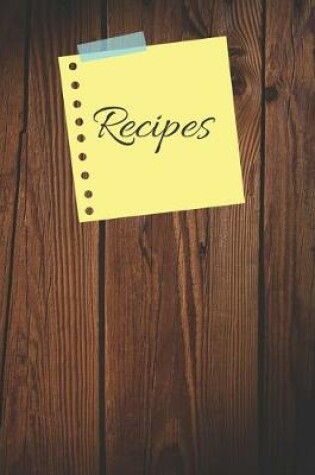 Cover of Personalized Blank Recipes Book to Write in Favorite Recipes, 115 Pages, (8.5"x11")